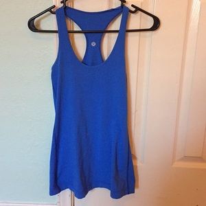 blue Lululemon tank